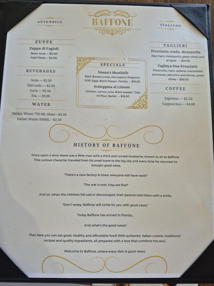 Baffone Italian Bakery Menu image 4